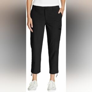 Women's Black Cropped Pants